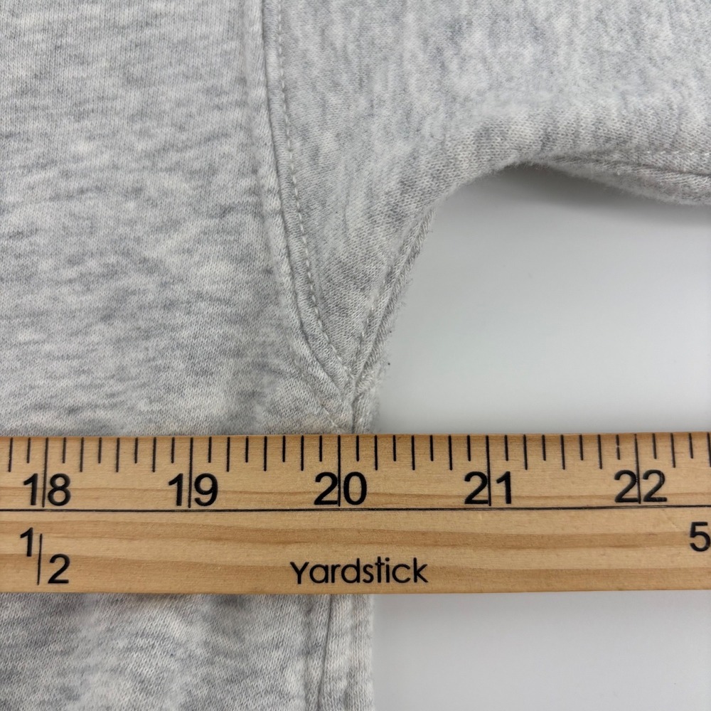 Abercrombie &‎ Fitch Quarter Zip Sweatshirt Womens S Grey Max Essentials Comfy - Picture 3 of 7